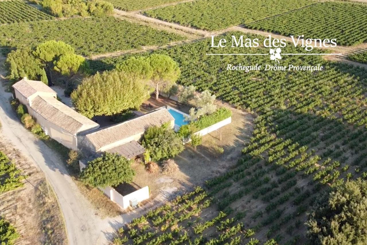 Maison D'Hotes Le Mas Des Vignes Hotell Rochegude  Exteriör bild